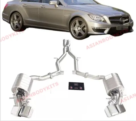 Выхлопная система с заслонками для Mercedes-Benz BENZ CLS 63 AMG W218 11 - 14 (5.5)