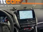 Магнитола для Mitsubishi Eclipse Cross (взамен 206х105мм ШГУ под козырьком) - Kuberg QLed+2K, Android 14, TS105, Быстрейшая, CarPlay, SIM-слот