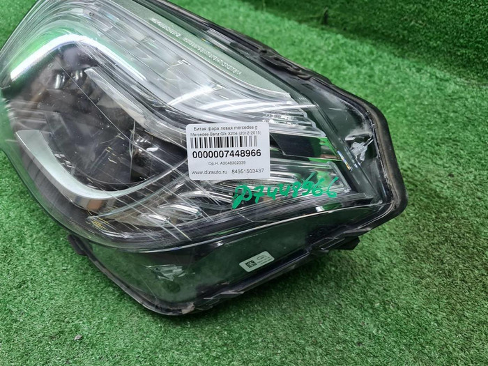 Битая Фара левая Mercedes GLK x204 (12-15) ксенон