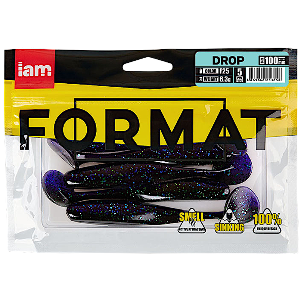 Мягкая приманка IAM Format Drop 100мм 6.3г -