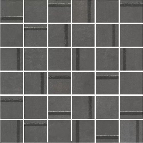 Керамогранит/декор KERAMA MARAZZI ГВАРДИ (2) мозаичный антрацит матовый обрезной 30x30 SG640520\MM 9мм.
