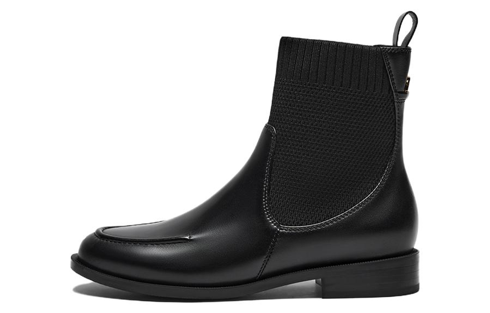 BASTO Cow Leather Ankle Boots 2.5cm Women"s