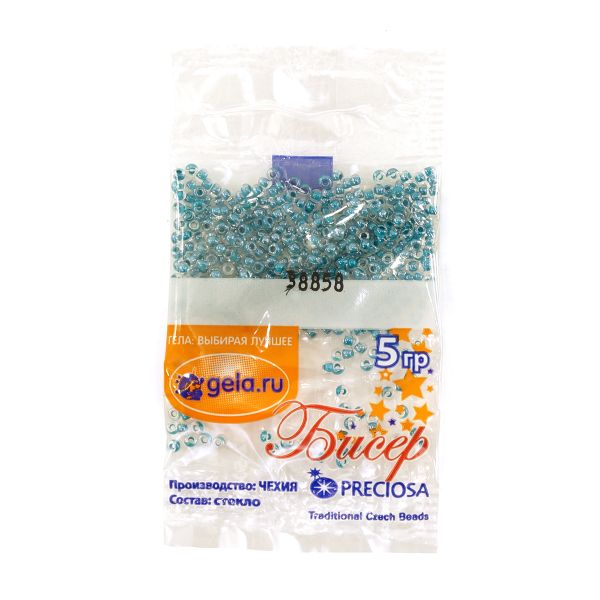 Бисер Preciosa 10/0, 50 г (10 шт по 5 г), цв.38858