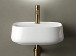 Раковина подвесная Ceramicanova Источник (Fonte) с отверстием под смеситель 420x425x145, белый, CN5052