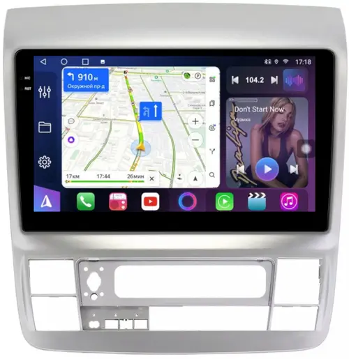 Магнитола для Toyota Alphard 1 H10 2005-2008 - FarCar S500-TS18 монитор 9.5" QLED на Android 14, CarPlay, 4G SIM-слот