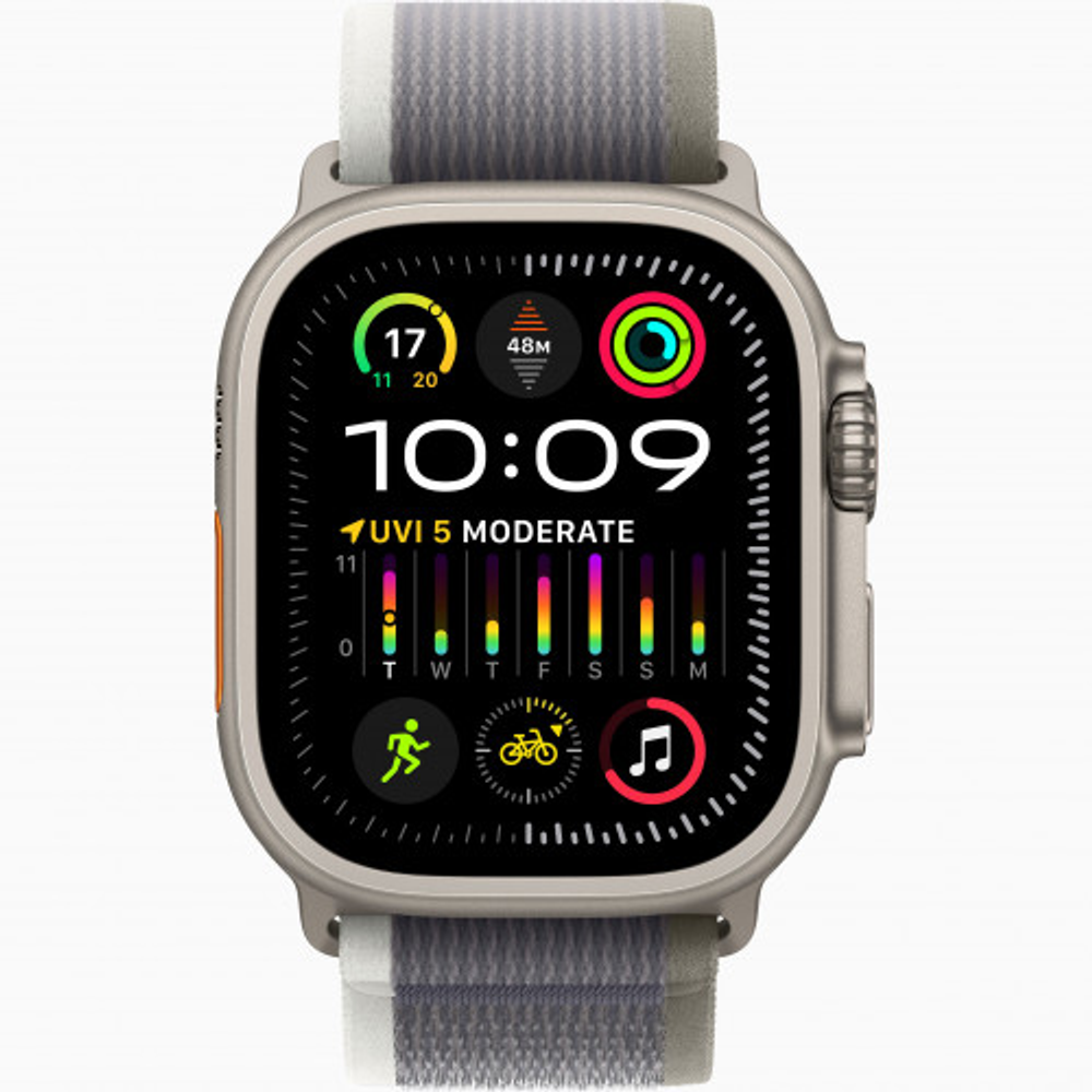 Умные часы Apple Watch Ultra 2 49mm Titanium Green/Gray TL  M/L(MRF43)