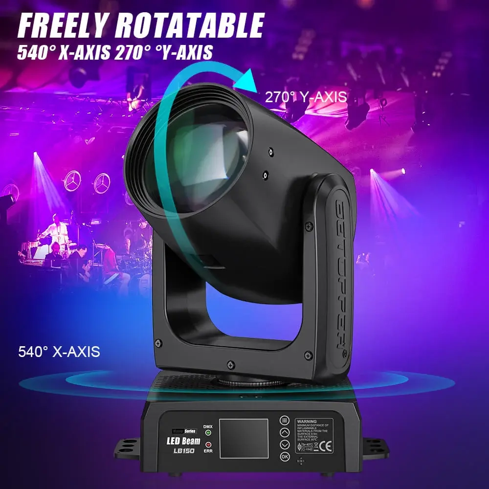 Вращающаяся голова Led Beam 150W, Big Dipper