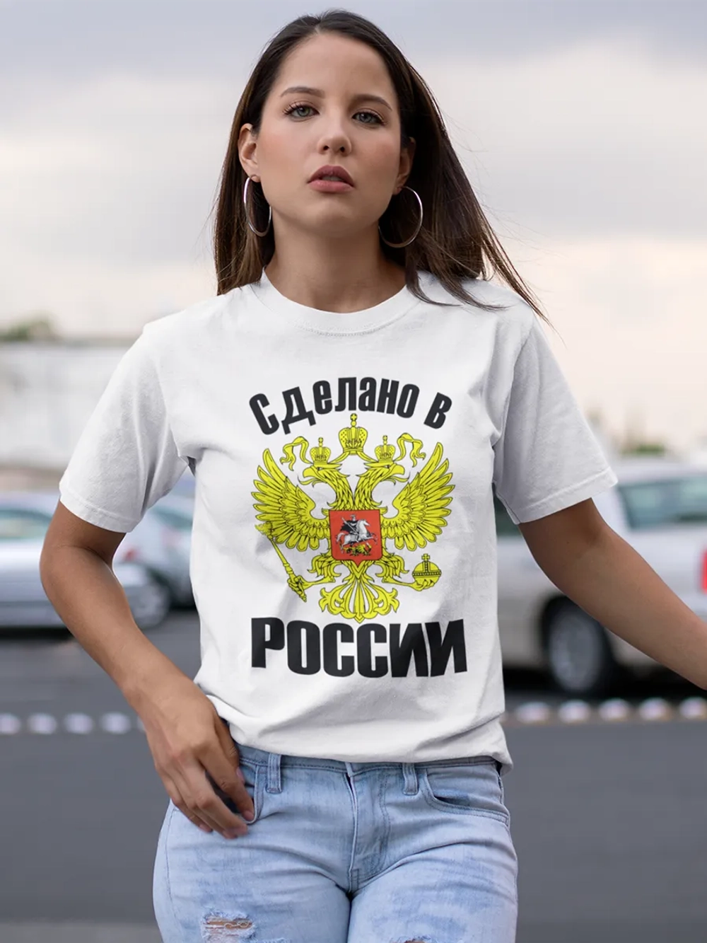 Футболка с Гербом России
