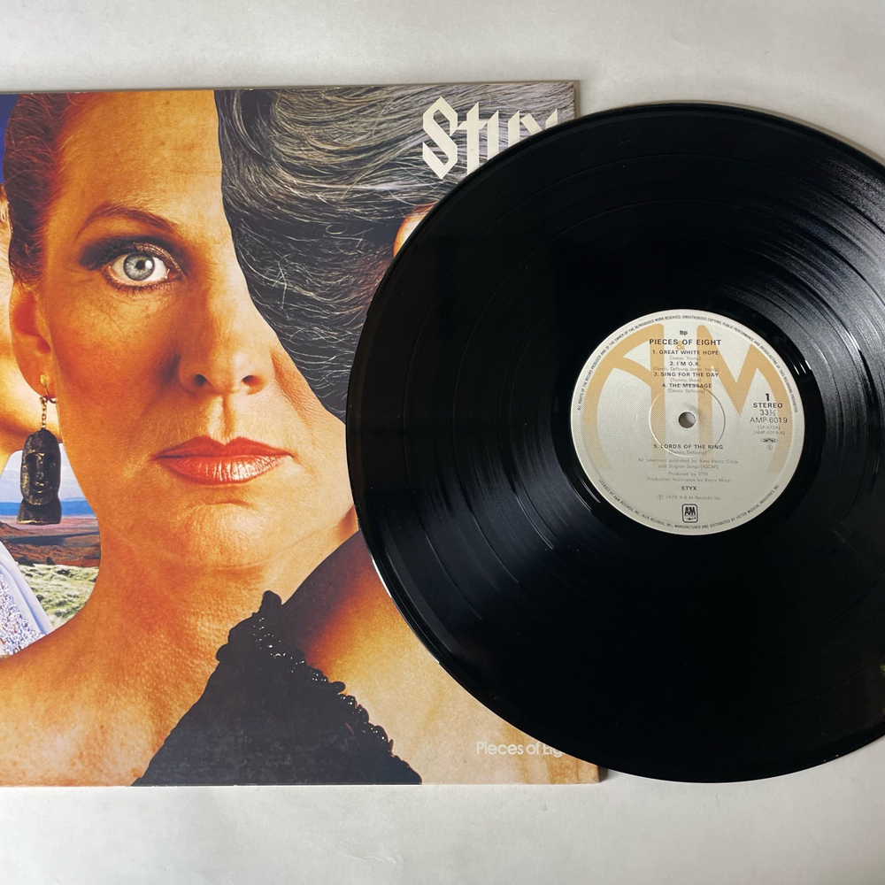 Винтажная виниловая пластинка LP Styx Pieces Of Eight (Япония 1978) (Без Оби) Renegade