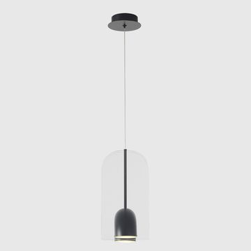 Подвесной светильник LED 12W 4000K ELEMENT SP12W LED BLACK чёрный Crystal Lux