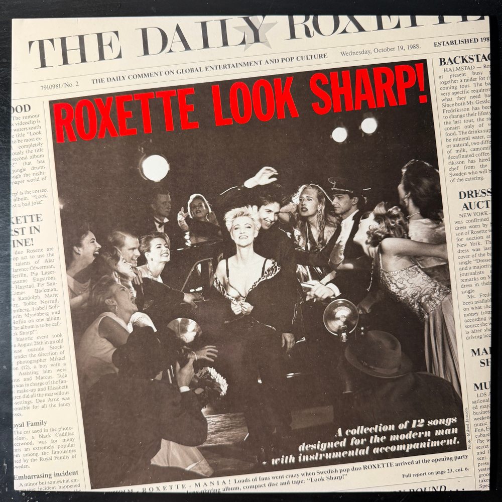 Roxette - Look Sharp! (Европа 1988г.)