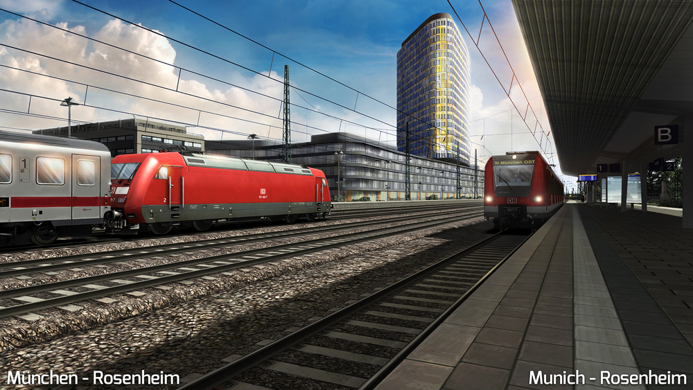 Train Simulator: Munich - Rosenheim Route Add-On (для ПК, цифровой код доступа)