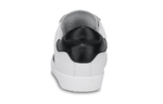 LOVE MOSCHINO Leather Stylish Skateboarding Shoes Women"s White Red
