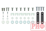 Бампер силовой задний Toyota Land Cruiser 76 2007+ с квадратом под фаркоп и фонарями РИФ