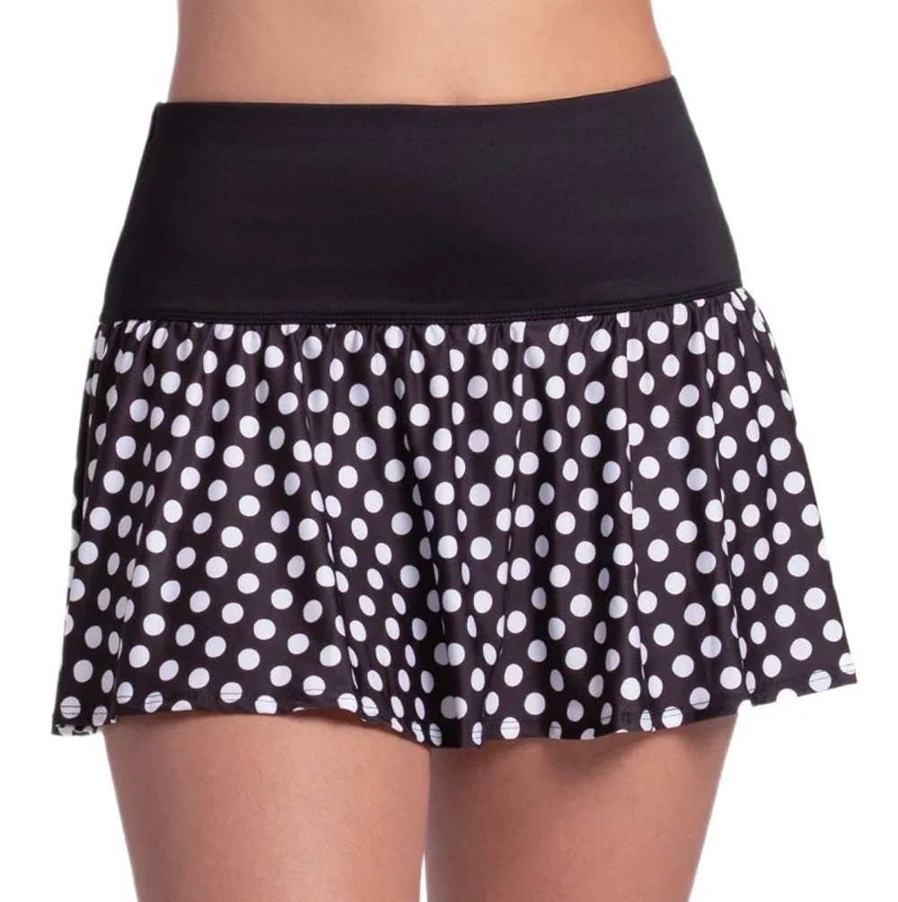 Теннисная юбка Lucky in Love Spot On Flounce Active Mini - black