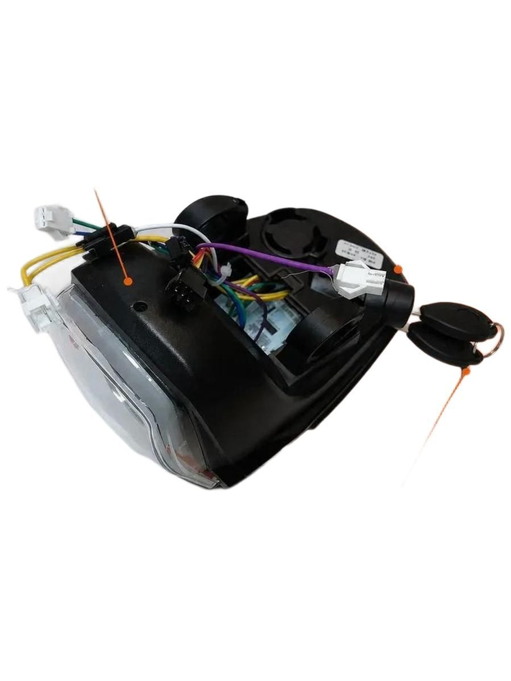 Дисплей бортовой компьютер с фарой и замком зажигания для Kugoo EC 02
