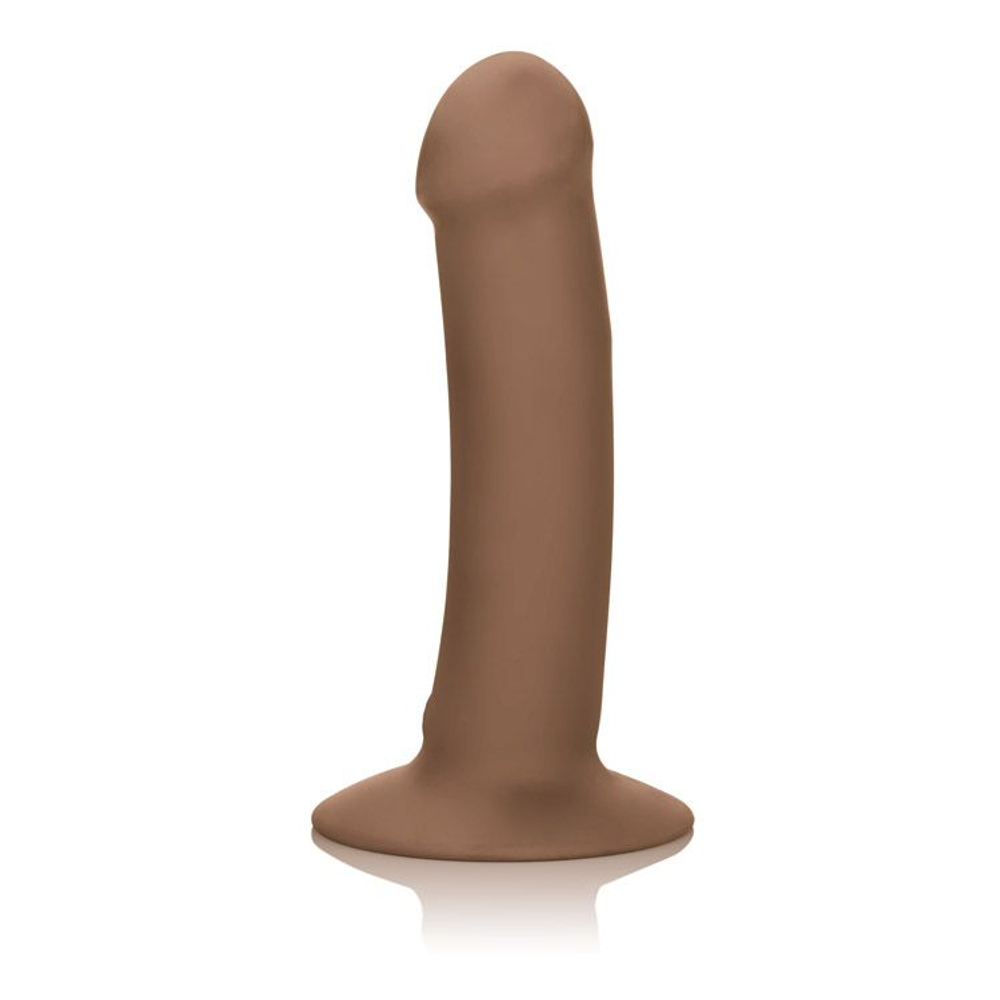 Бежевый вибромассажёр с присоской LUXE Touch-Sensitive Vibrator - 16,5 см. (Цвет: бежевый)