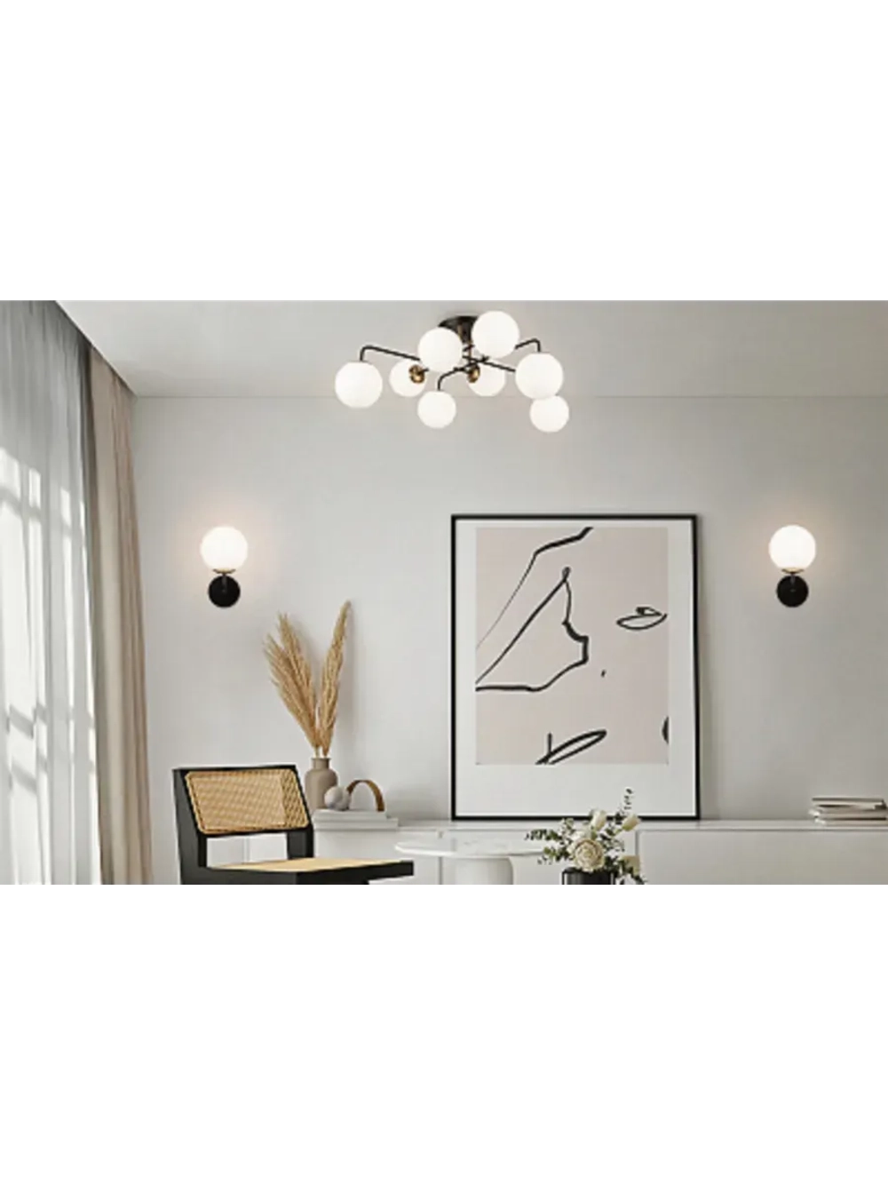 Светодиодная Led лампа С37 Е14 6W нейтр 5шт