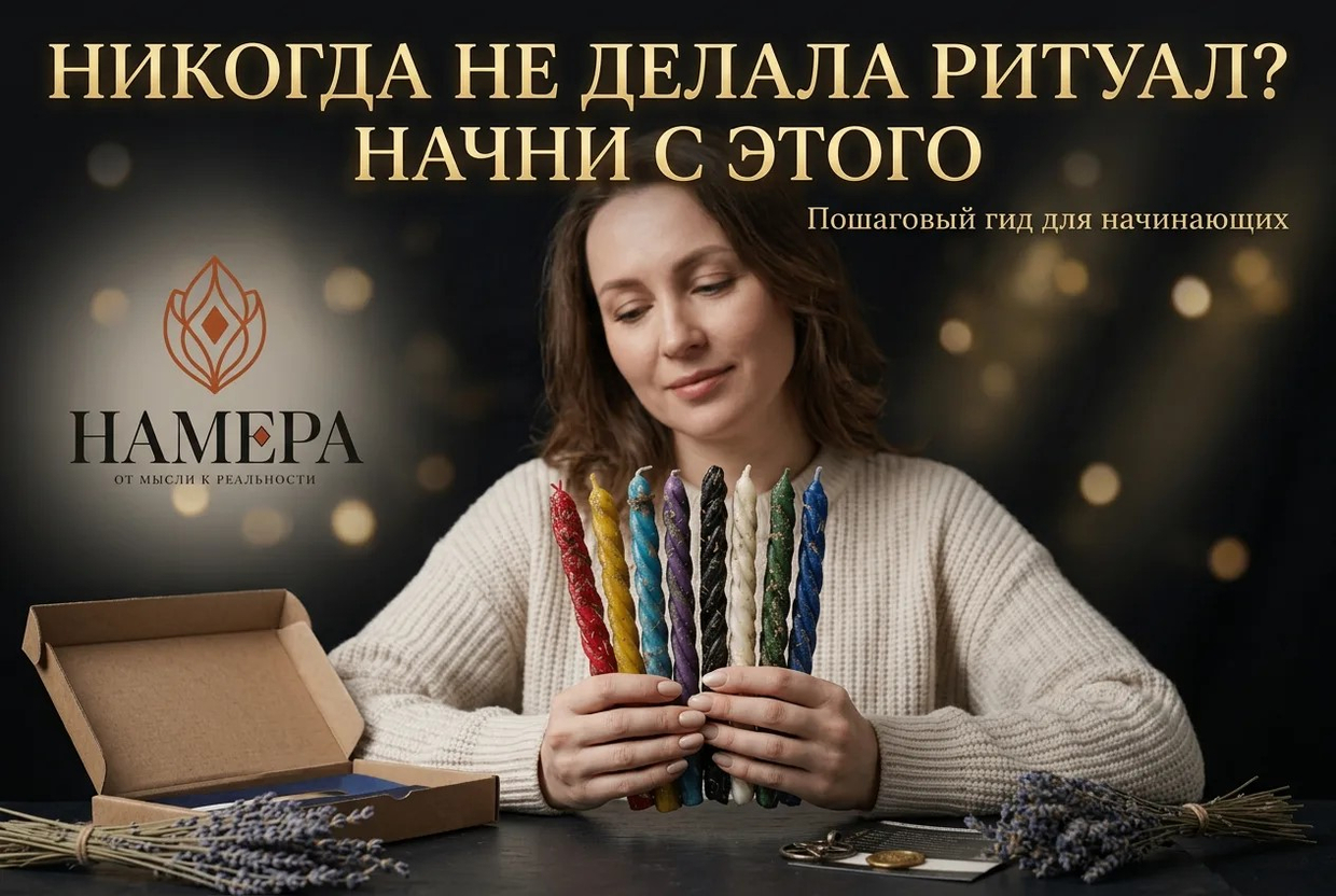 Твой первый ритуал со свечой: пошаговая практика от НАМЕРА