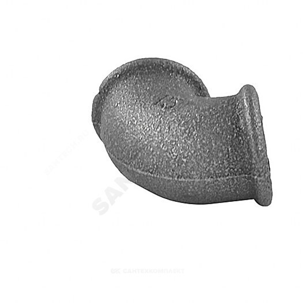 Угольник проходной чугун Ду 15 (1/2") ВР/ВР Fittex