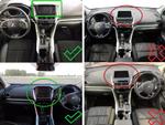 Магнитола для Mitsubishi Eclipse Cross 2018-2022 (ШГУ под козырьком) - Kuberg OL-1570 QLed+2K, Android 12, Быстрая, CarPlay, 4G SIM-слот