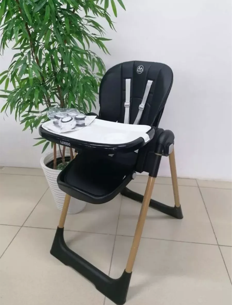 Cтульчик для кормления Luxmom S1 (черный) Cтульчик для кормления Luxmom S1 (черный)