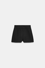 ШОРТЫ ИЗ ИСКУССТВЕННОЙ КОЖИ СО СКЛАДКАМИ — ZARA