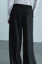 ШИРОКИЕ БРЮКИ В ПОЛОСКУ — ZW COLLECTION — ZARA