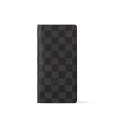 Бумажник Louis Vuitton Brazza серый