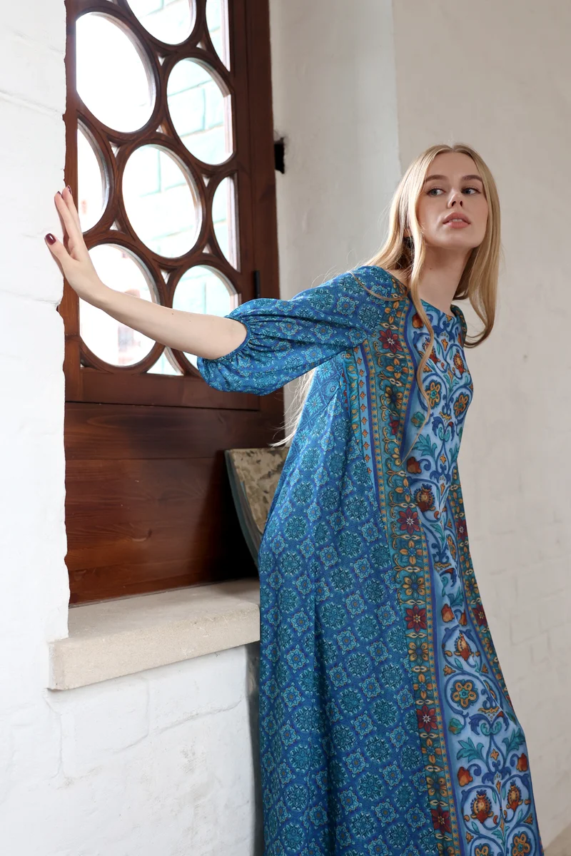 Dress "Vasilisa" (Birds)