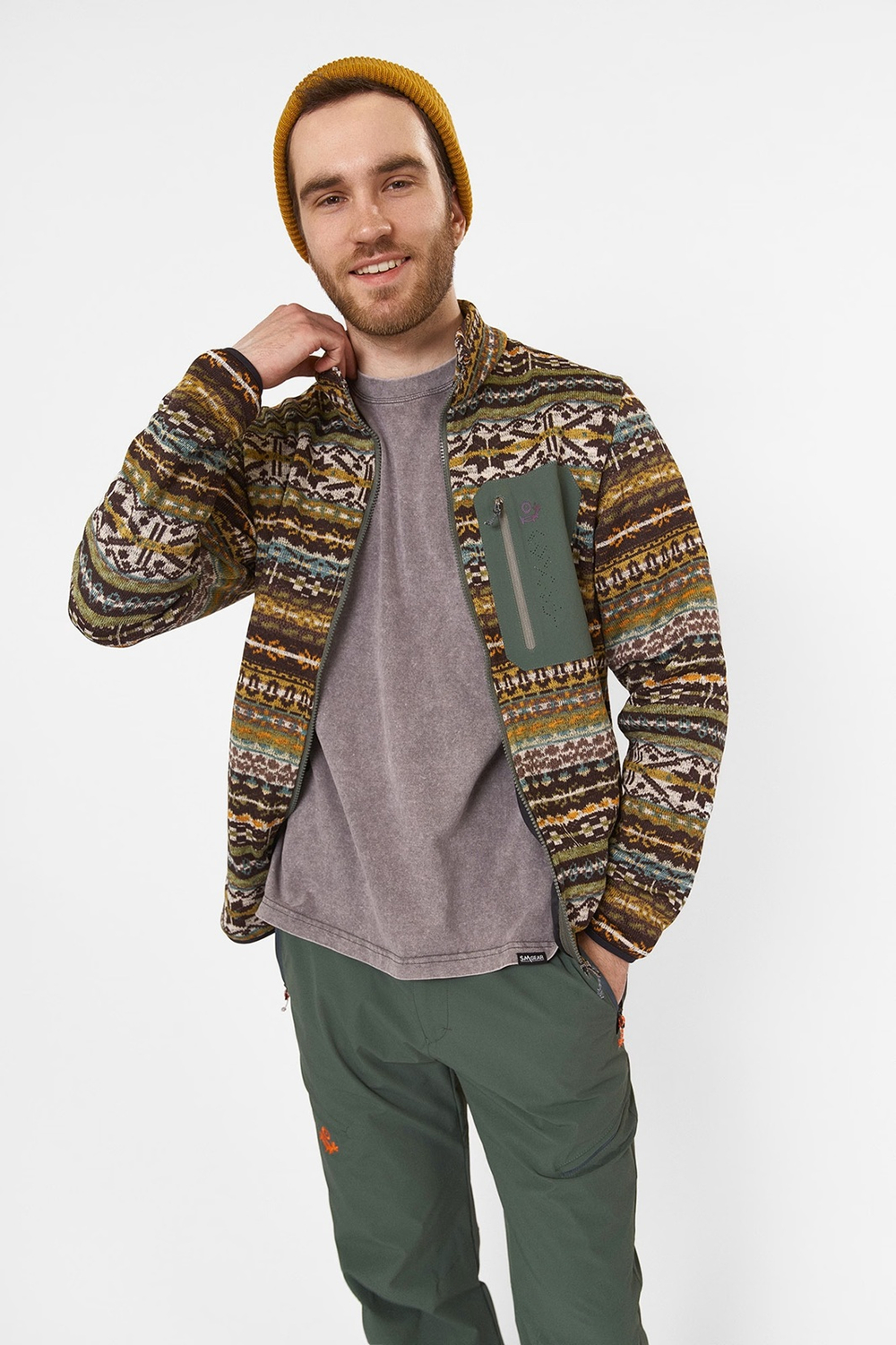 КОФТА МУЖСКАЯ ФЛИСОВАЯ STAYER ETNIC FLEECE