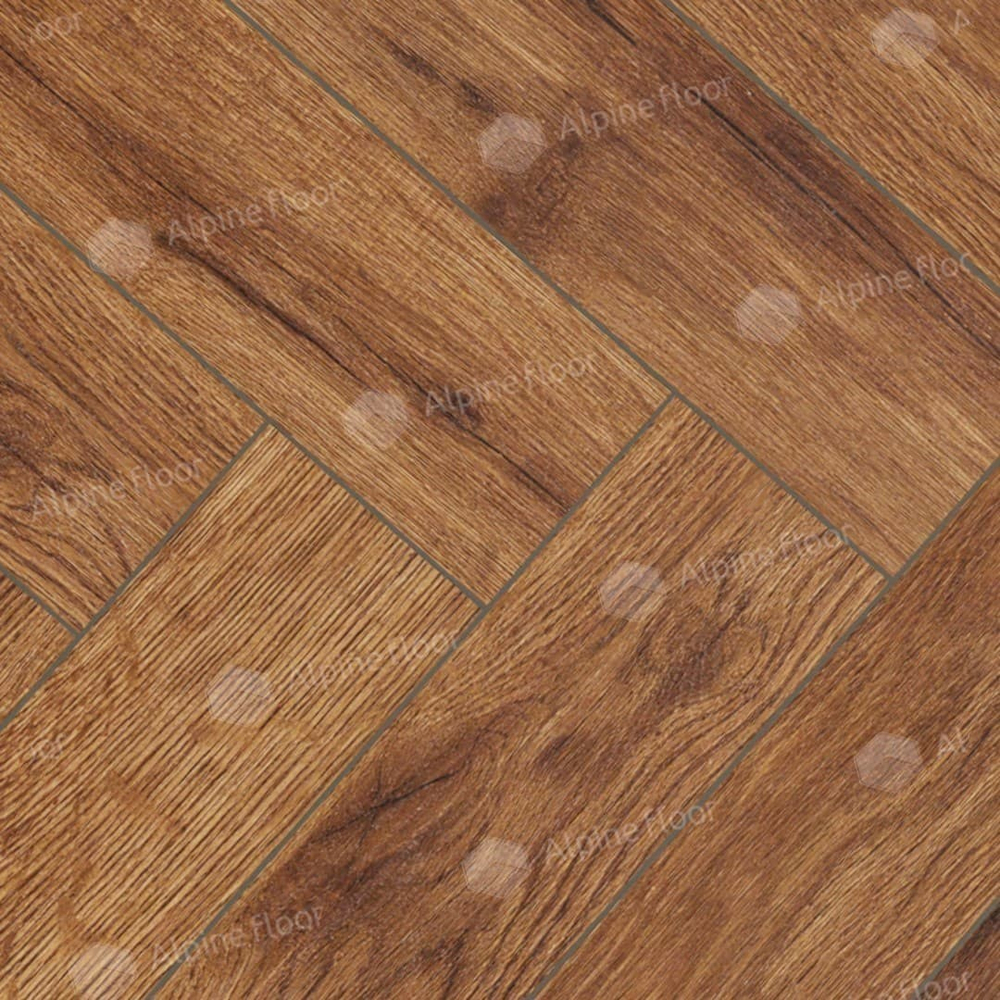 Ламинат Alpine Floor Herringbone 12 12 мм Дуб Калабрия 1.32 м2