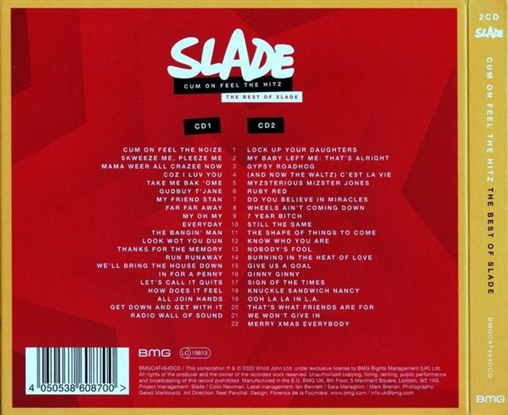 Slade — Cum On Feel The Hitz - The Best Of Slade (CD)