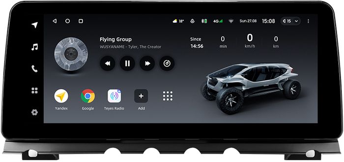 Магнитола для BMW 7-серии (F01/F02) 2012-2015 NBT - Teyes LUX ONE монитор 12.3" на Android 10, Быстрая, CarPlay, 4G SIM-слот