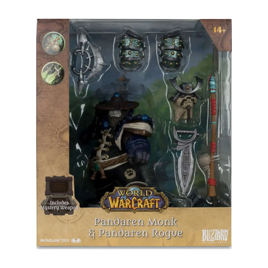 Фигурка McFarlane World Of Warcraft Posed Pandaren Monk/Rogue 15см — дополнительное фото