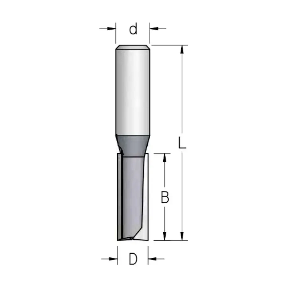 Фреза пазовая 12.0x51.0x108x12 DIMAR 1070559