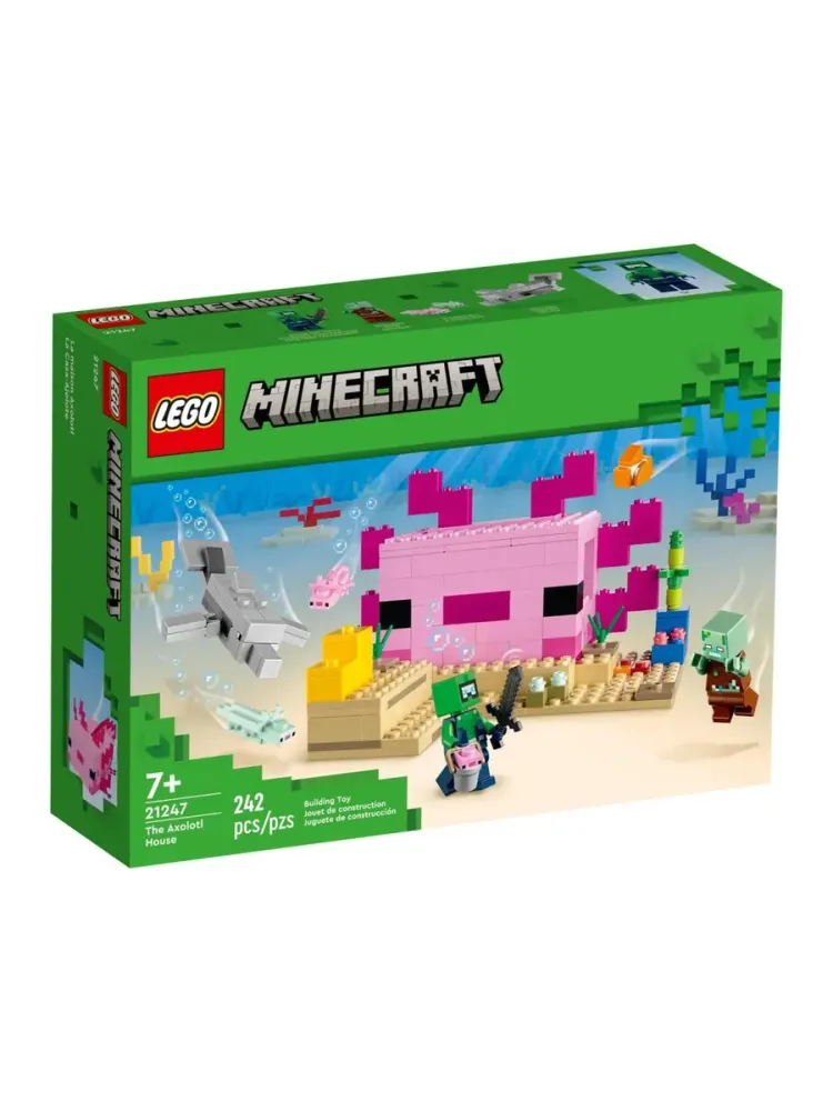 Конструктор Minecraft 21247 Дом аксолотля