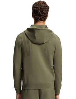 Мужская теннисная толстовка BOSS Active Push — dark beige