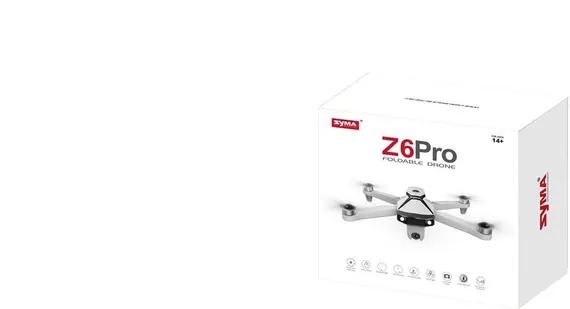 Квадрокоптер Syma с камерой 4K, FPV, GPS - SYMA-Z6PRO-BAG