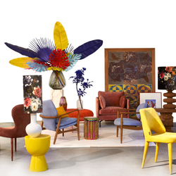 Искусственные цветы Selloum leaf yellow