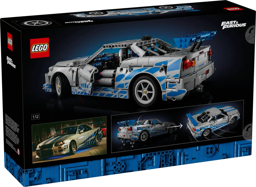 Конструктор LEGO Technic 42210 Форсажный автомобиль Nissan Skyline GT-R (R34)