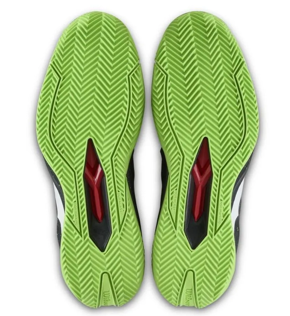 Теннисные кроссовки Wilson Rush Pro 4.5 Clay TP - black/green/white