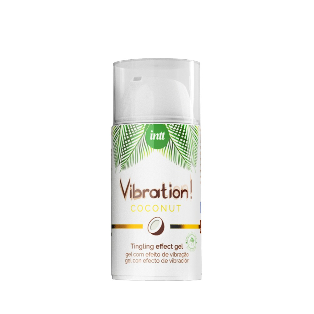 Жидкий вибратор с ароматом кокоса "VIBRATION COCONUT VEGAN", intt (15 мл)