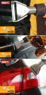 Фен аккумуляторный INGCO HGLI2058 INDUSTRIAL 20В с ЖК-дисплеем 580°C
