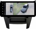 Магнитола для Subaru Legacy 5, Outback 4 2009-2014 (левый руль, рамка черная) - Teyes LUX ONE 360 монитор 12.3" 2K QLED на Android 10, Быстрая, CarPlay, 4G SIM-слот, 4 камеры в комплекте