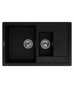 Кухонная мойка Kuppersberg MODENA 1,5B1D BLACK фото 