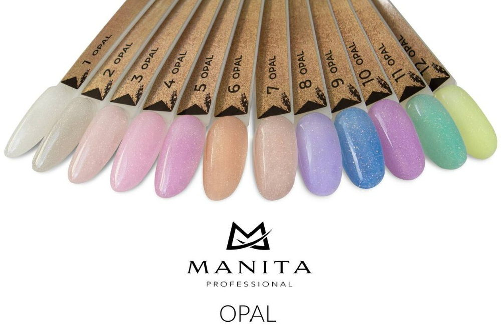 Manita Opal Гель-лак с мелким шиммером Опал №01, 10мл
