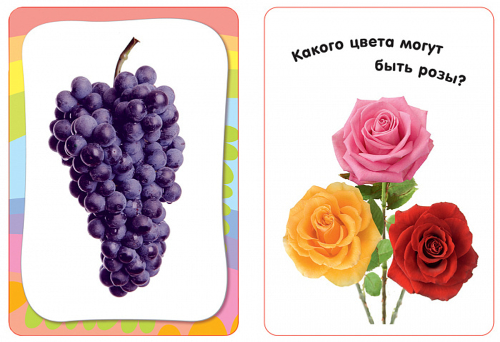 Изучаем цвета (Разв.карточки 3+)/Росмэн/КН. 4680010499900