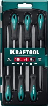 KRAFTOOL 6 шт, 160 мм, набор надфилей (16030-6)
