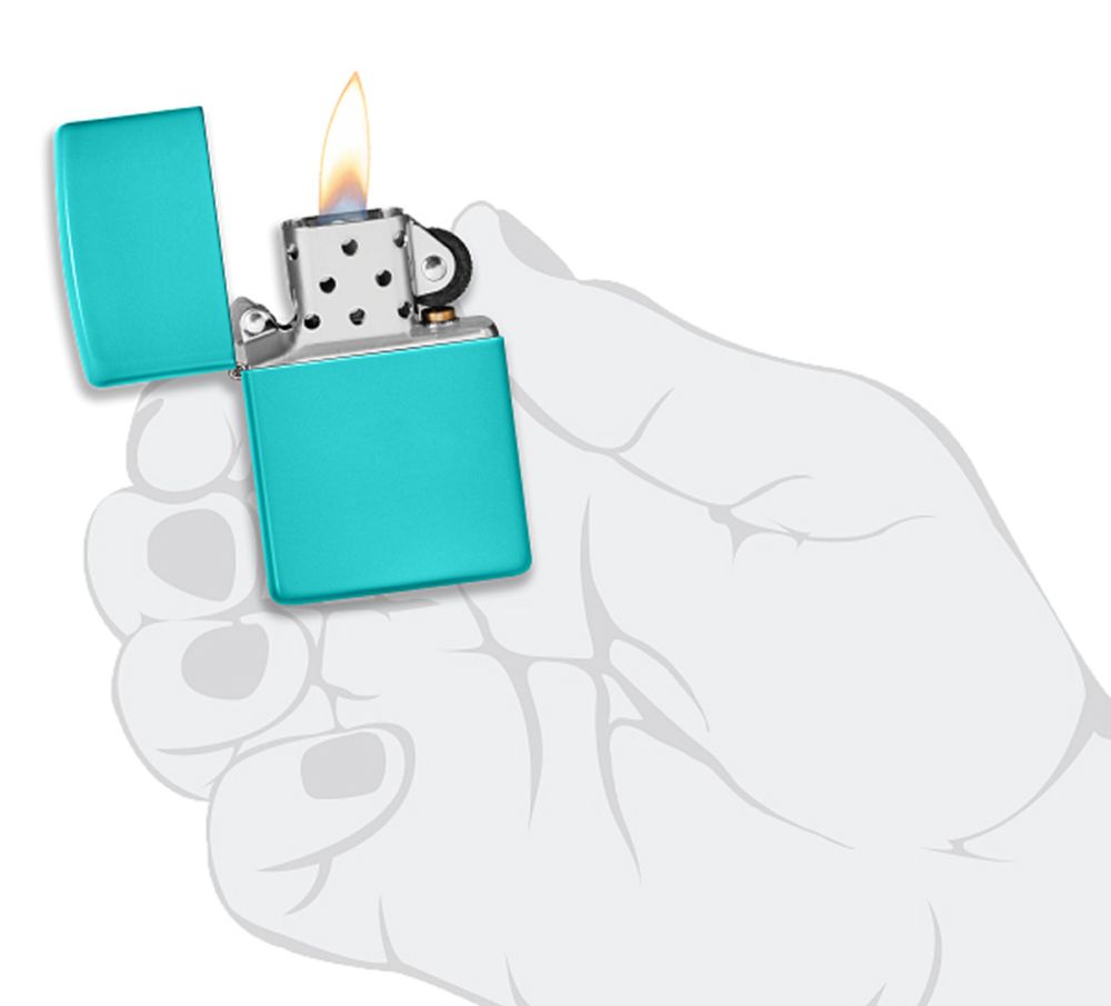 Зажигалка Zippo Classic Flat Turquoise (49454) 5